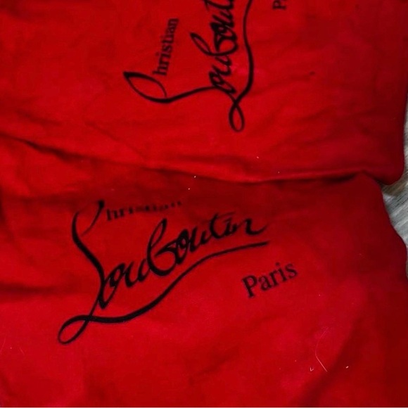 Christian Louboutin White Leather Strappy Stiletto Sandals with Red Sole - Picture 10 of 10